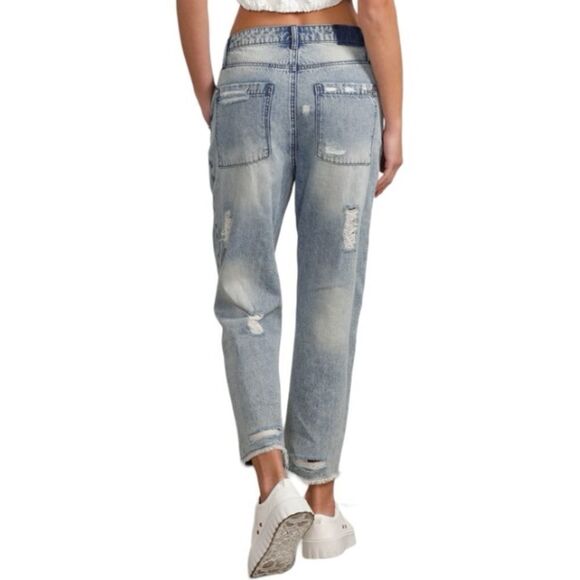 Insane Gene Slouch Vintage Patched Work Jeans - Picture 15 of 16